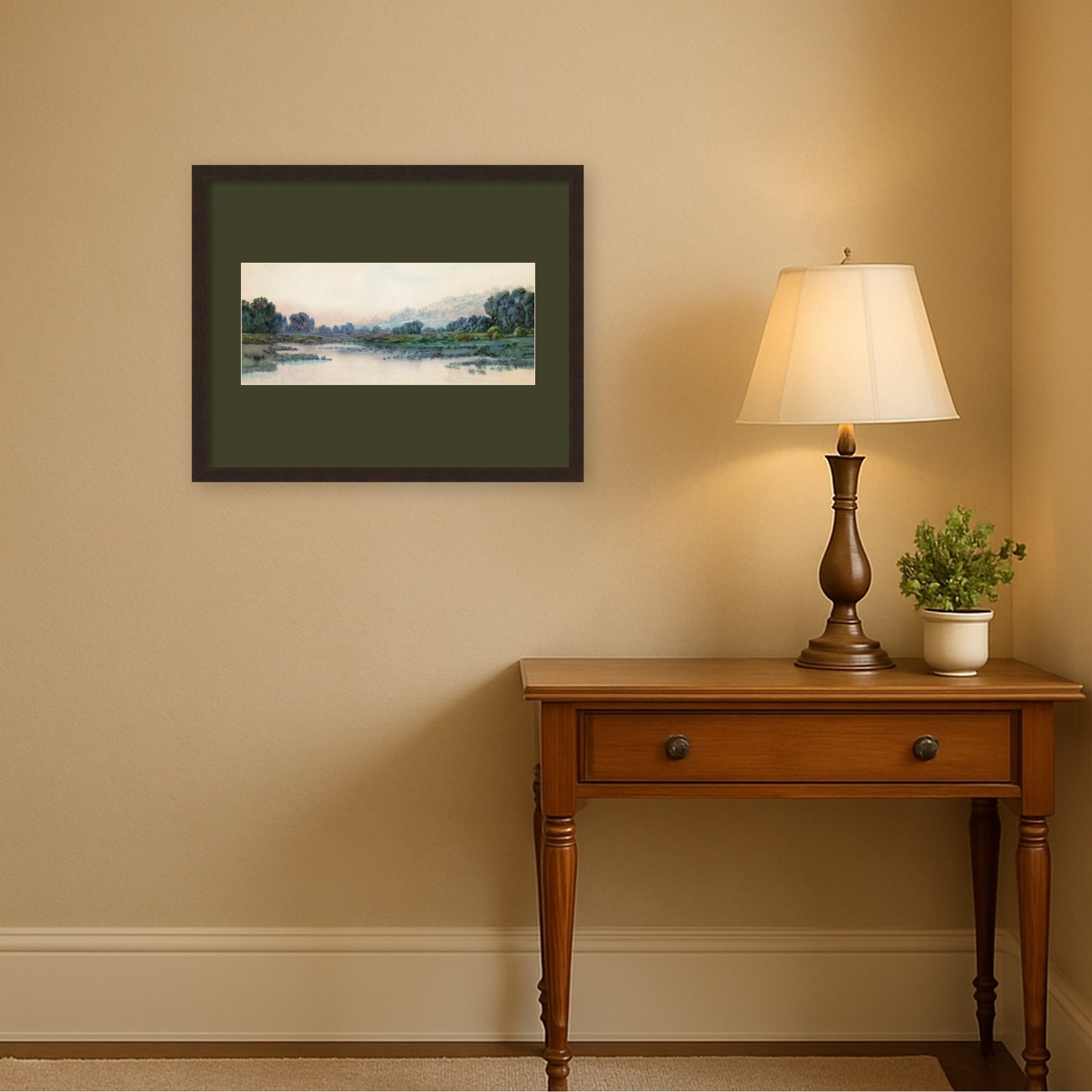 Framed Art 21x17 Carlisle Espresso Narrow 7