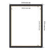 Dry Erase Board Belmont Black 20x26 2