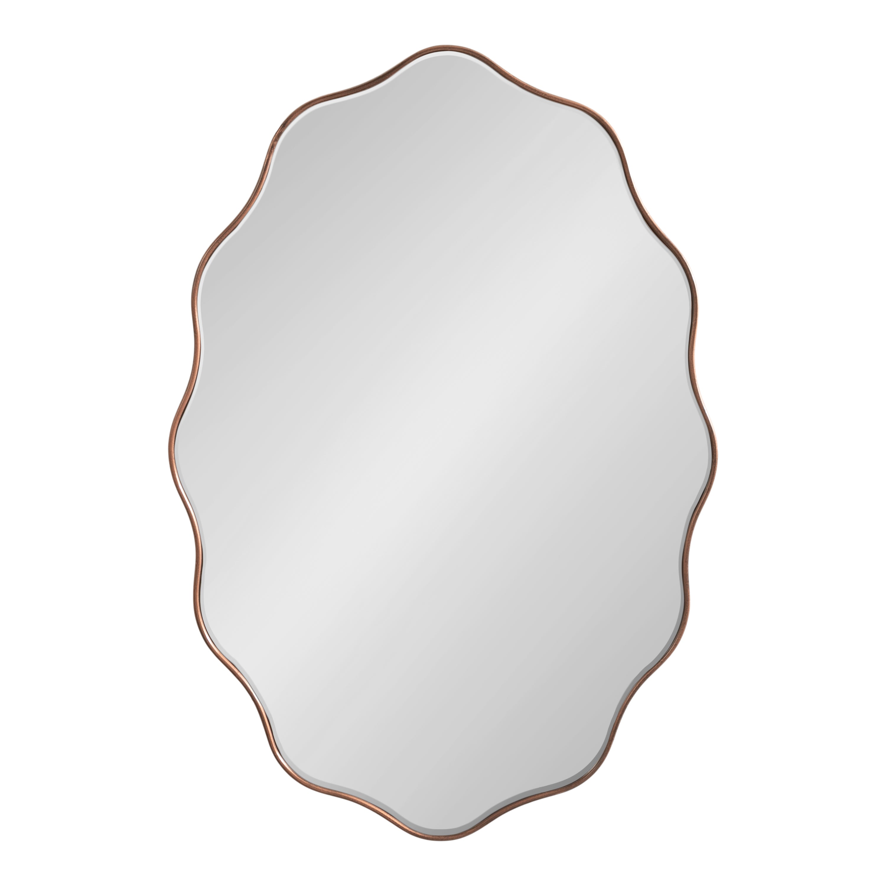 Viona Oval Scalloped Mirror