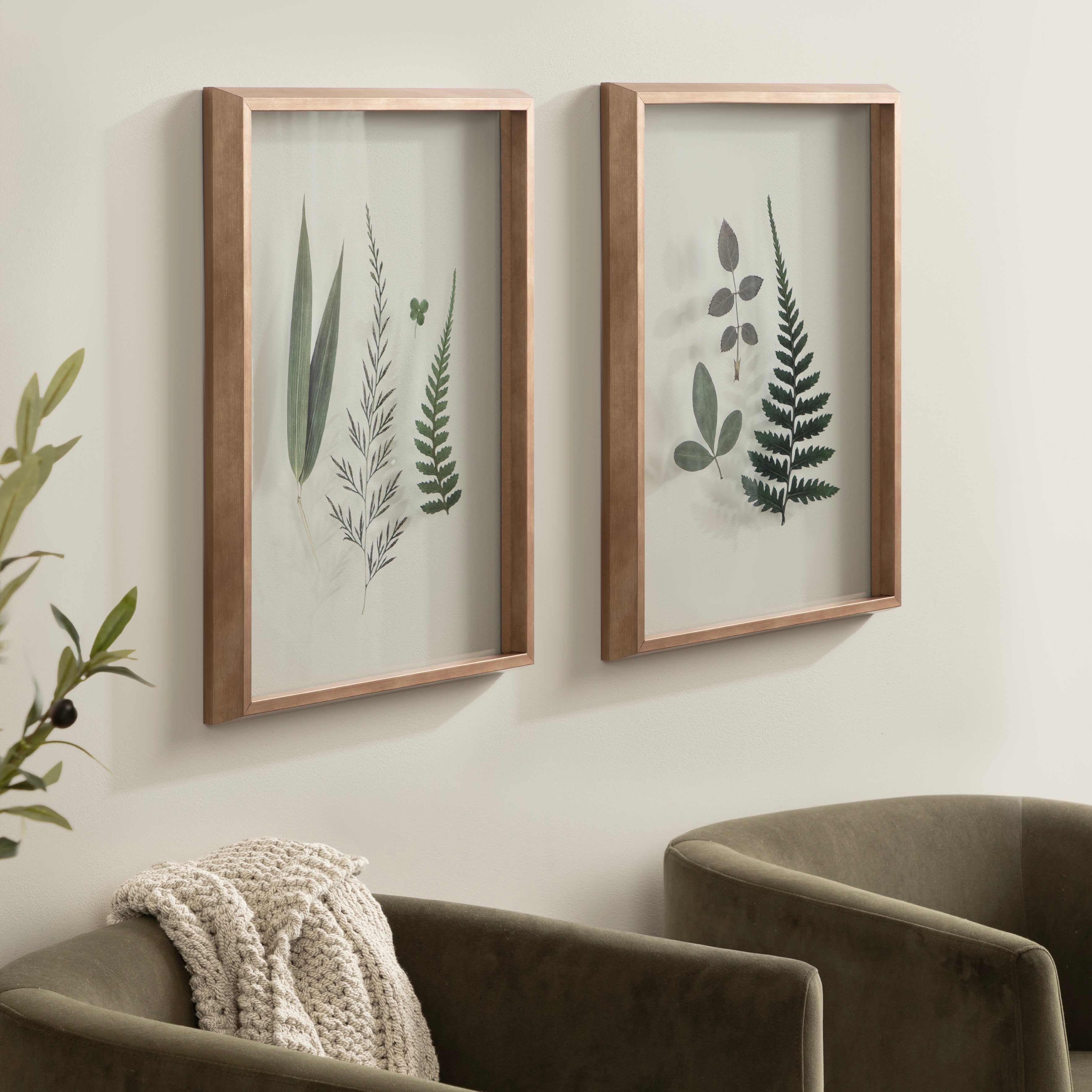 Framed Printed Art 18x24 Blake Gold 7