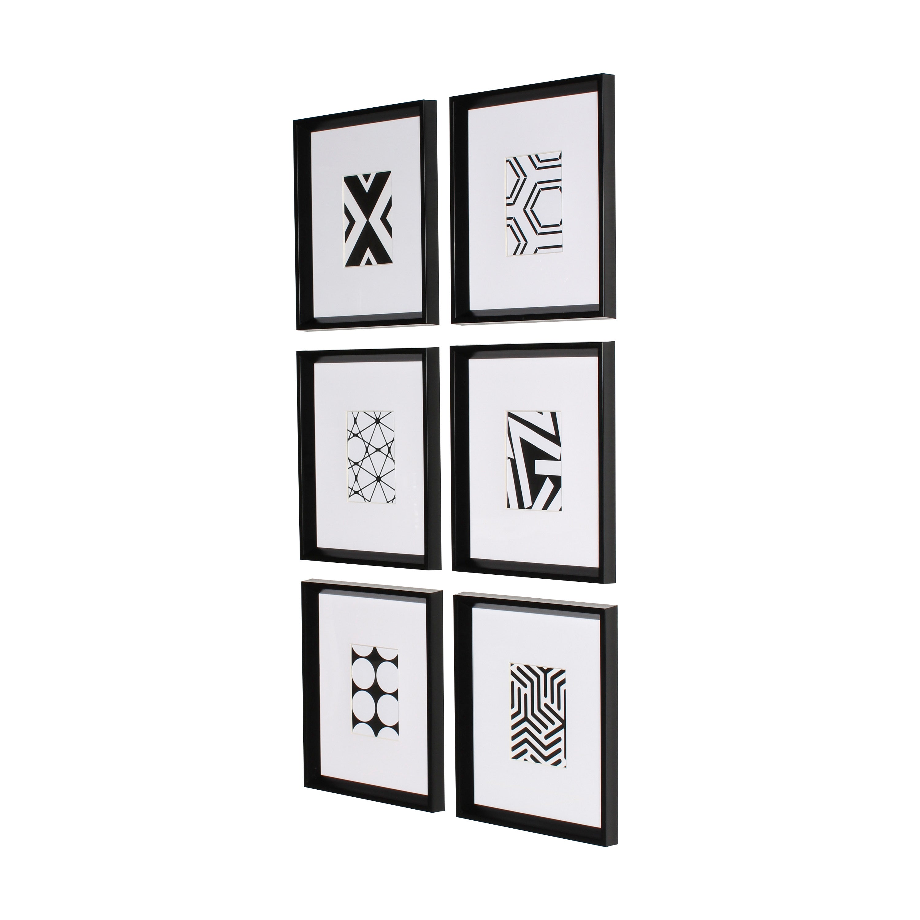 Art Set Black 6 Piece 13 in. x 16 in. 3