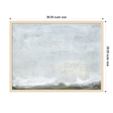 Mounted Canvas 38x29 Woodgrain Stripe Blonde 2