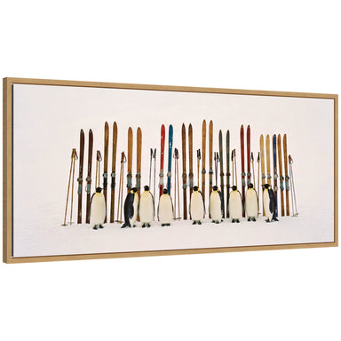 Framed Canvas Sylvie Natural 40x18 1