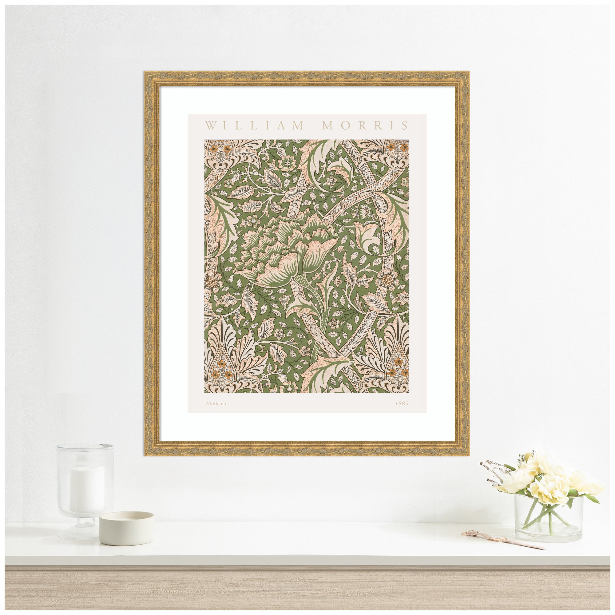 Framed Art Poster William Morris Windrush 1883 by The Art