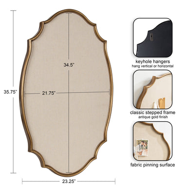 Pinboard Gold 24x36 2