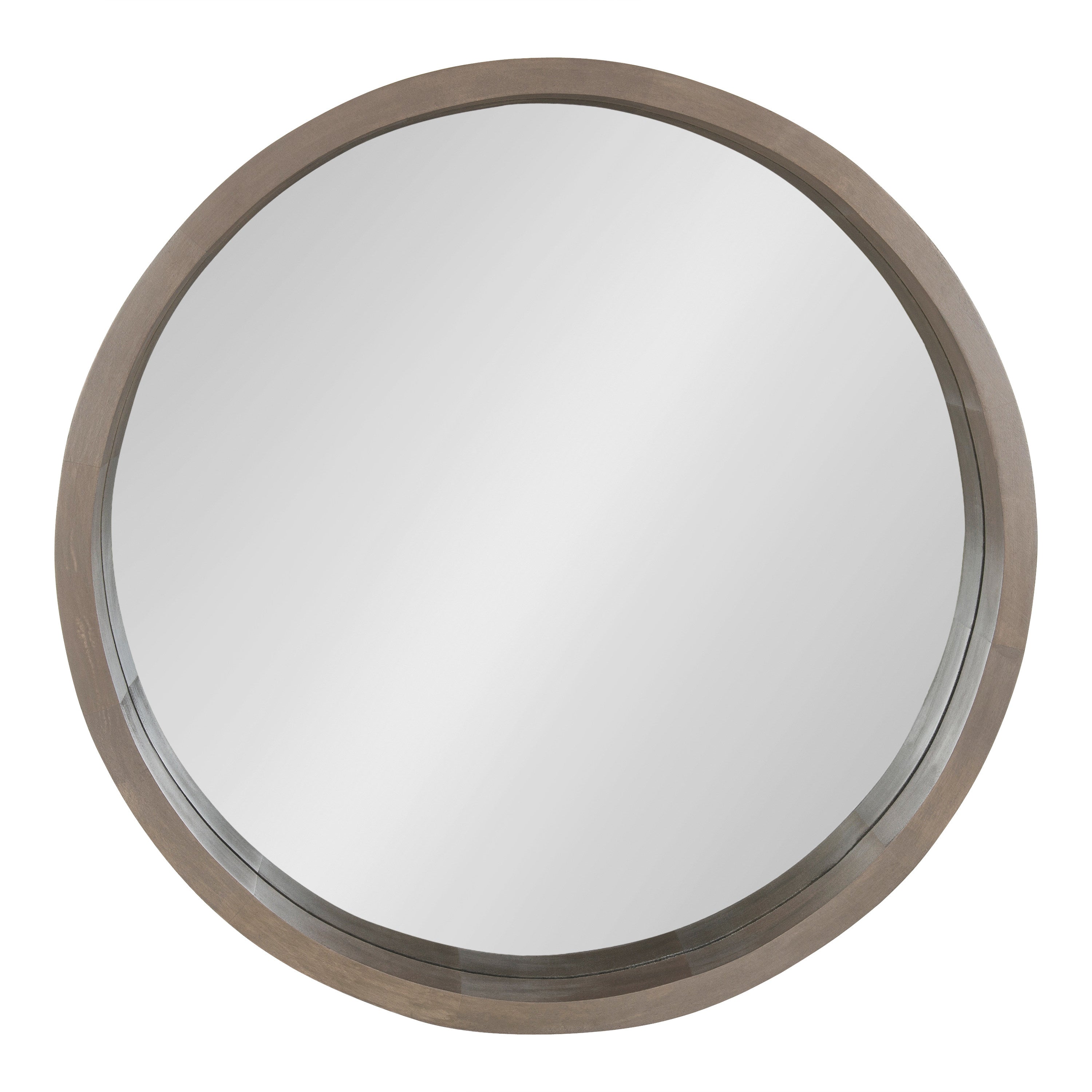 Round Mirror Gray 22" Diameter 5
