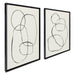 Art Set Sylvie Black 2 Piece Set 23x33 2