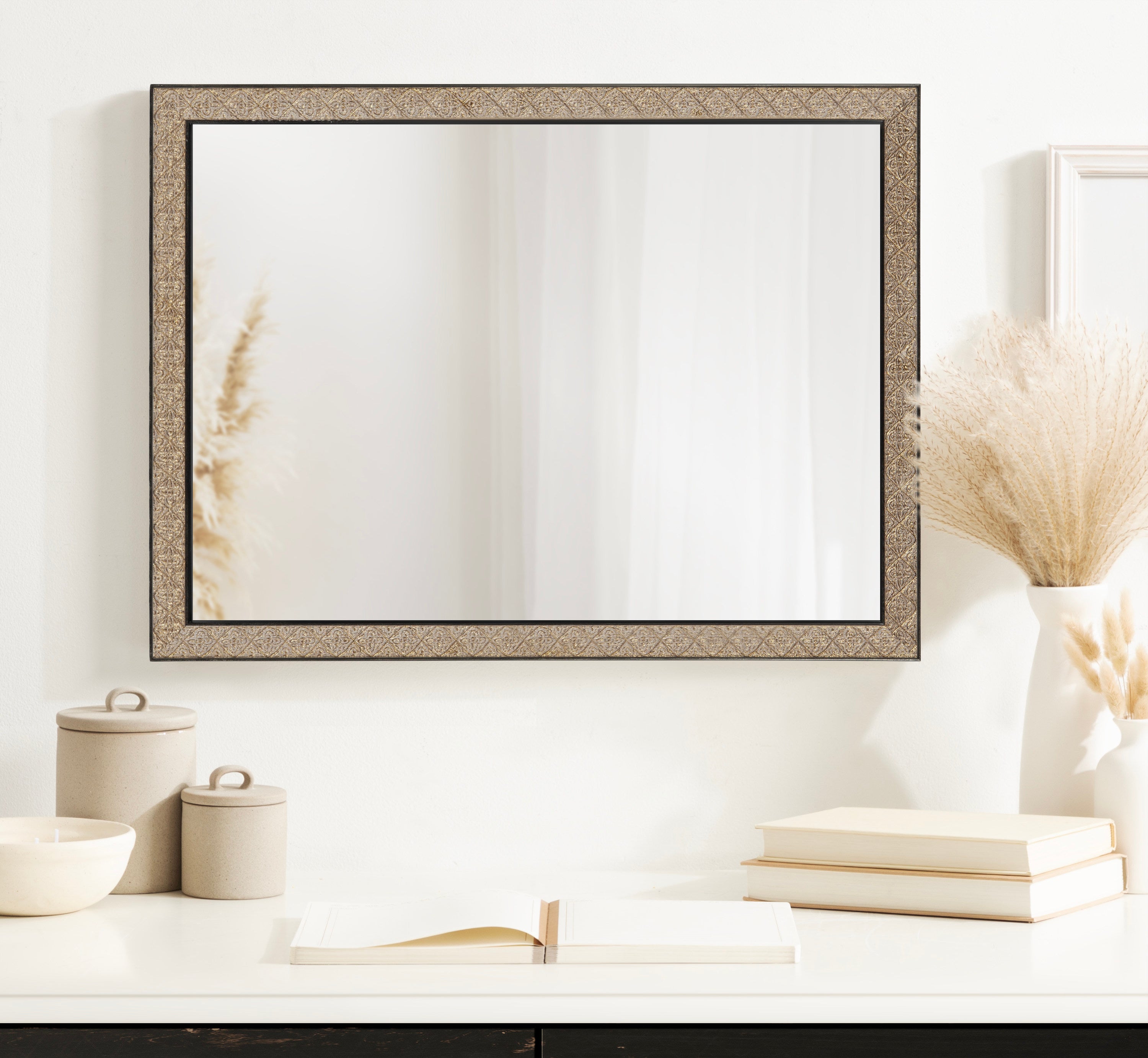 Rectangle Mirror Gold 18x24 7
