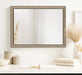 Rectangle Mirror Gold 18x24 7