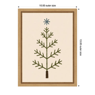 Framed Canvas Sylvie Natural 10x13 2