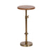 Drink Table Walnut Brown Gold 10x10x30 1