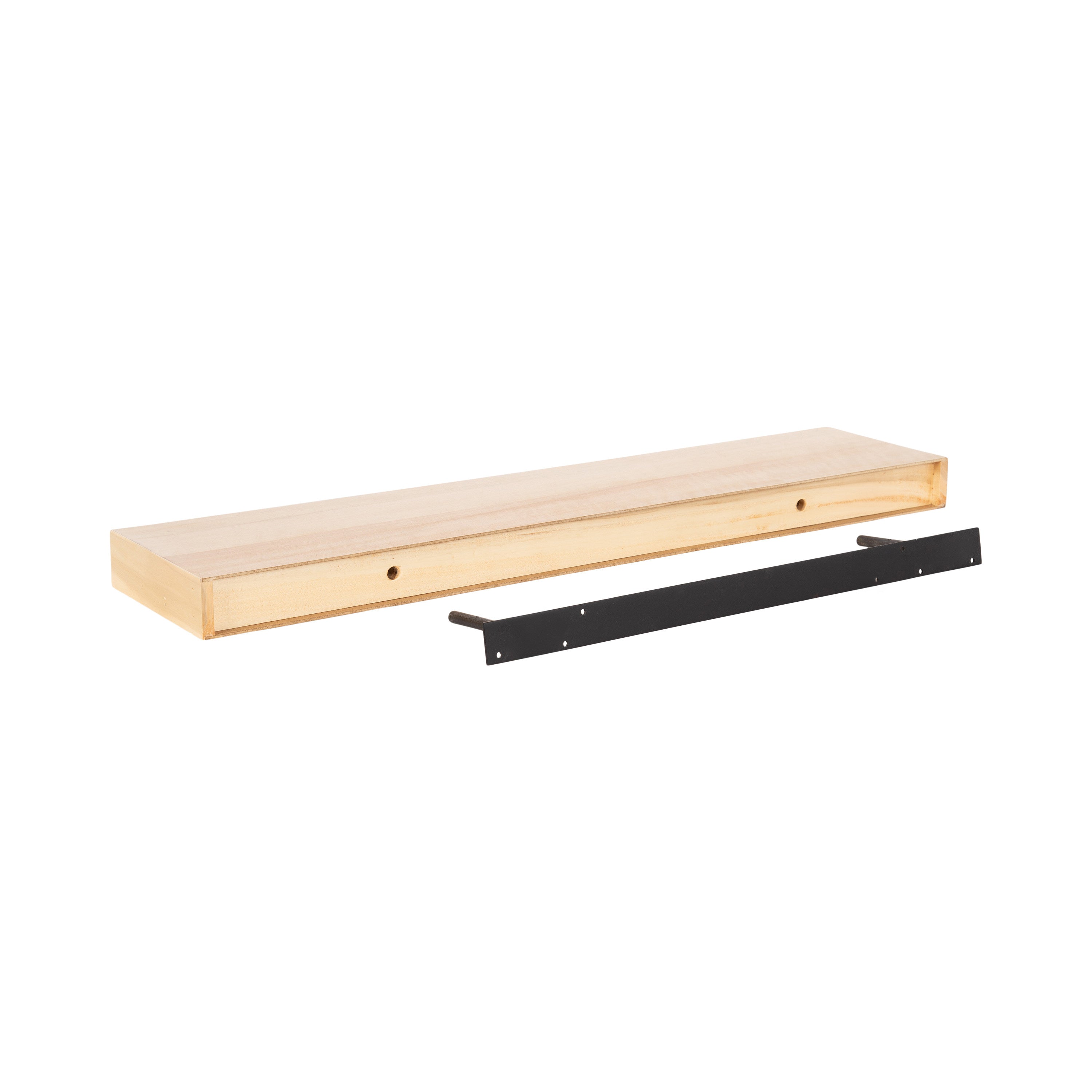 Floating Shelf 1 Piece 36 Inch Natural 6