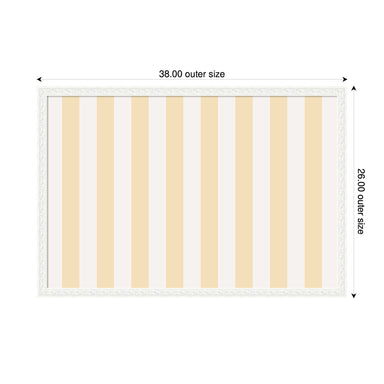 Pinboard Bethany White 38x26 2