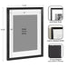 Wall Frame Black 14x18 matted to 11x14 2