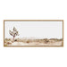 Framed Canvas Sylvie Natural 18x40 1