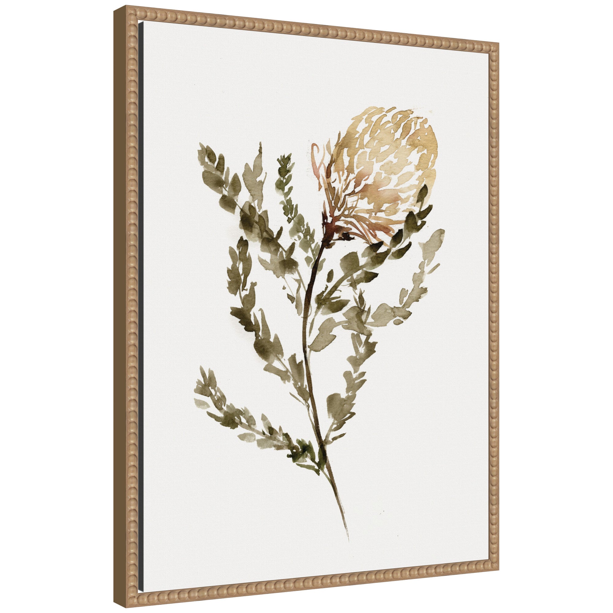 Framed Canvas 18x24 Sylvie Beaded Rustic Natural 1