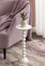 Drink Table White 9x9x22 7