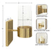 Wall Sconce Gold 5x6x10 2