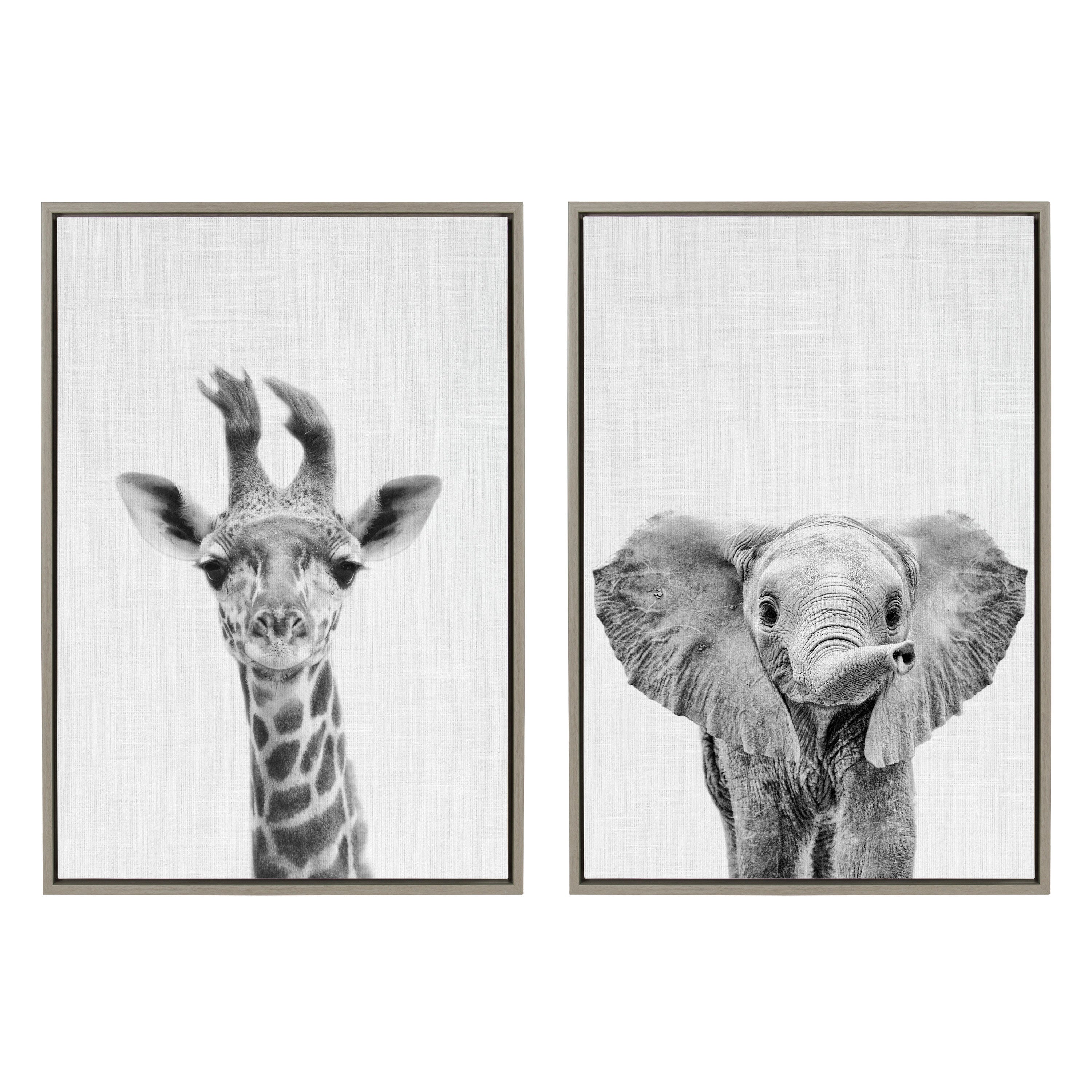 Art Set Sylvie Graywash 2 Piece Set 23x33 2