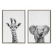 Art Set Sylvie Graywash 2 Piece Set 23x33 2