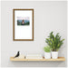 Wall Frame Belvedere Bronze 10x16 matted to 5x7 5