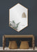 Hexagon Mirror Natural 22x31 7