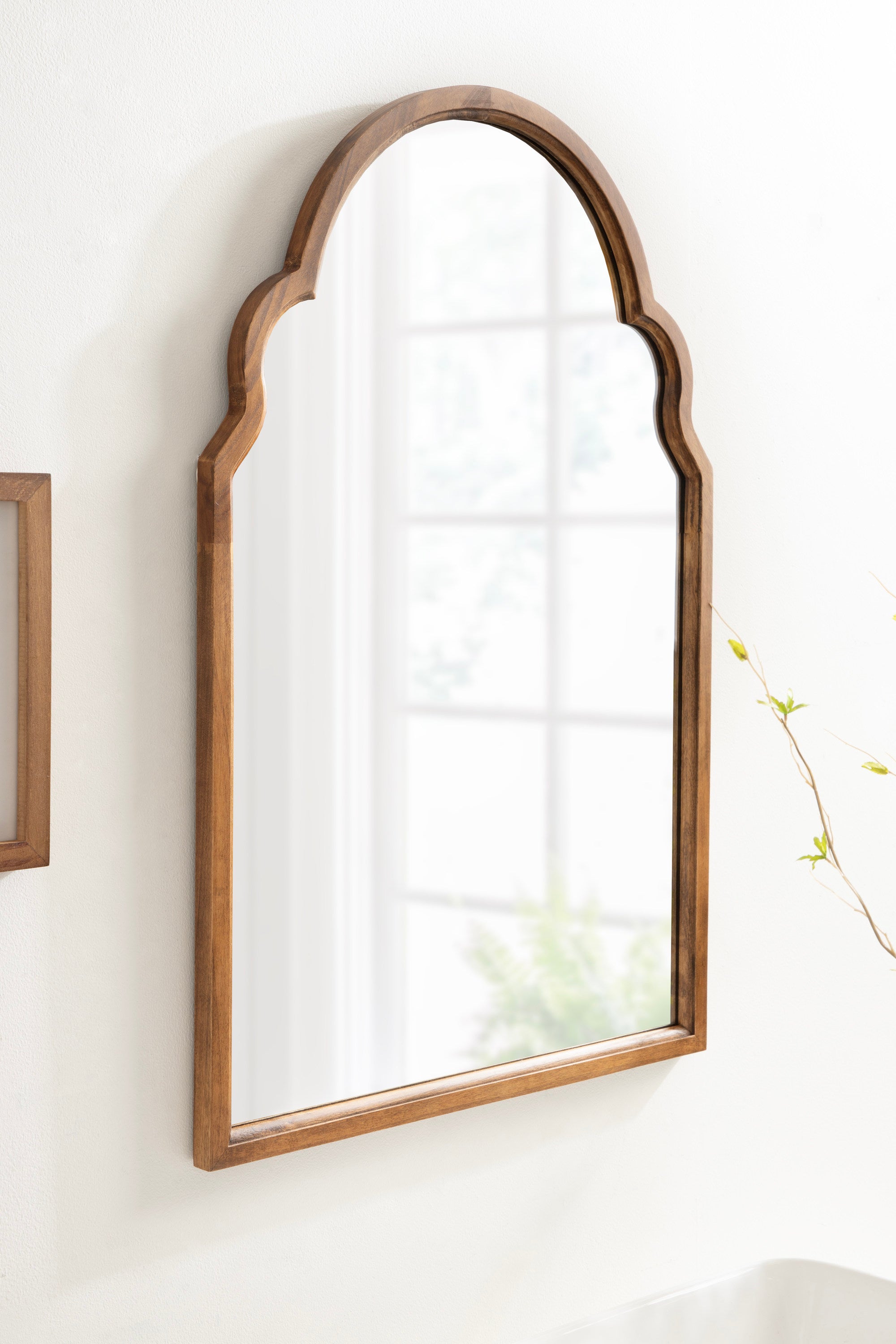 Arch Mirror Rustic Brown 20x30 7