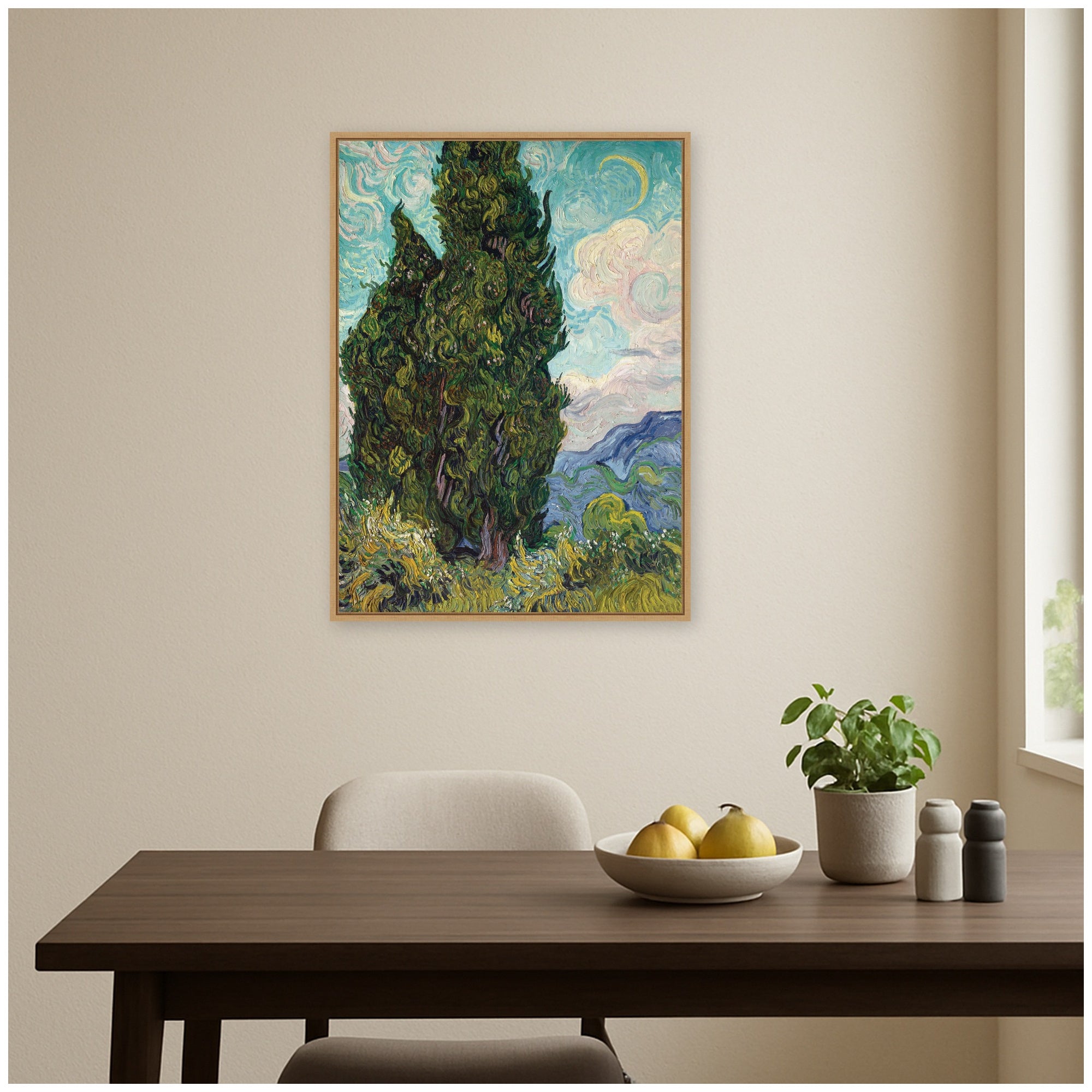Framed Canvas 28x38 Sylvie Natural 5