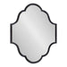 Scallop Mirror Black 18x24 2
