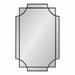 Scallop Mirror 24x36 Black 2