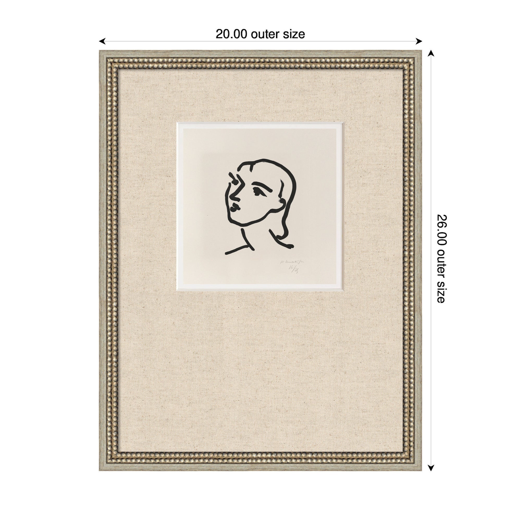 Framed Art 20x26 Castellan Silver 2