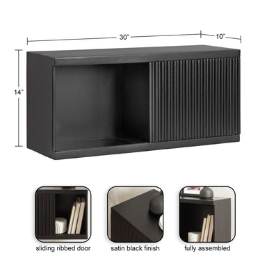 Cabinet Black 30x10x14 2