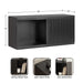 Cabinet Black 30x10x14 2