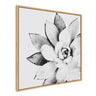 Sylvie Succulent Framed Canvas by Simon Te of Tai Prints