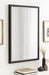 Rectangle Mirror Black 24x36 6