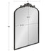 Arch Mirror 24x36 Black 5