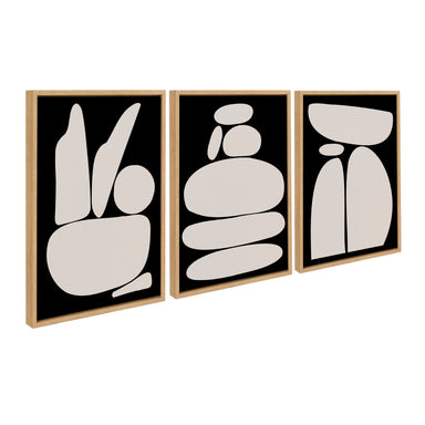Art Set 3 Piece Set 18x24 Sylvie Natural 1