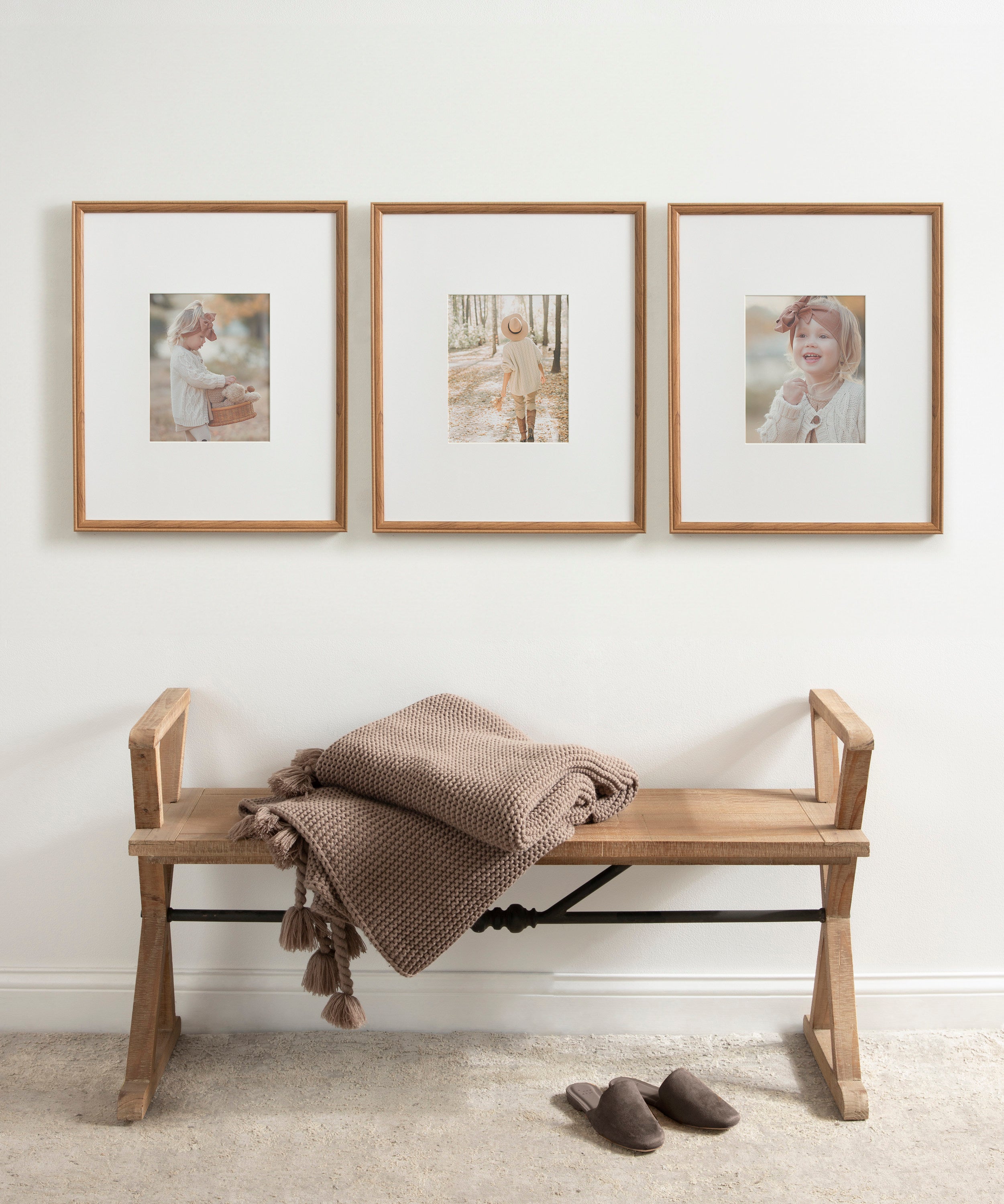 Wall Frame Brown 16x20 matted to 8x10 7