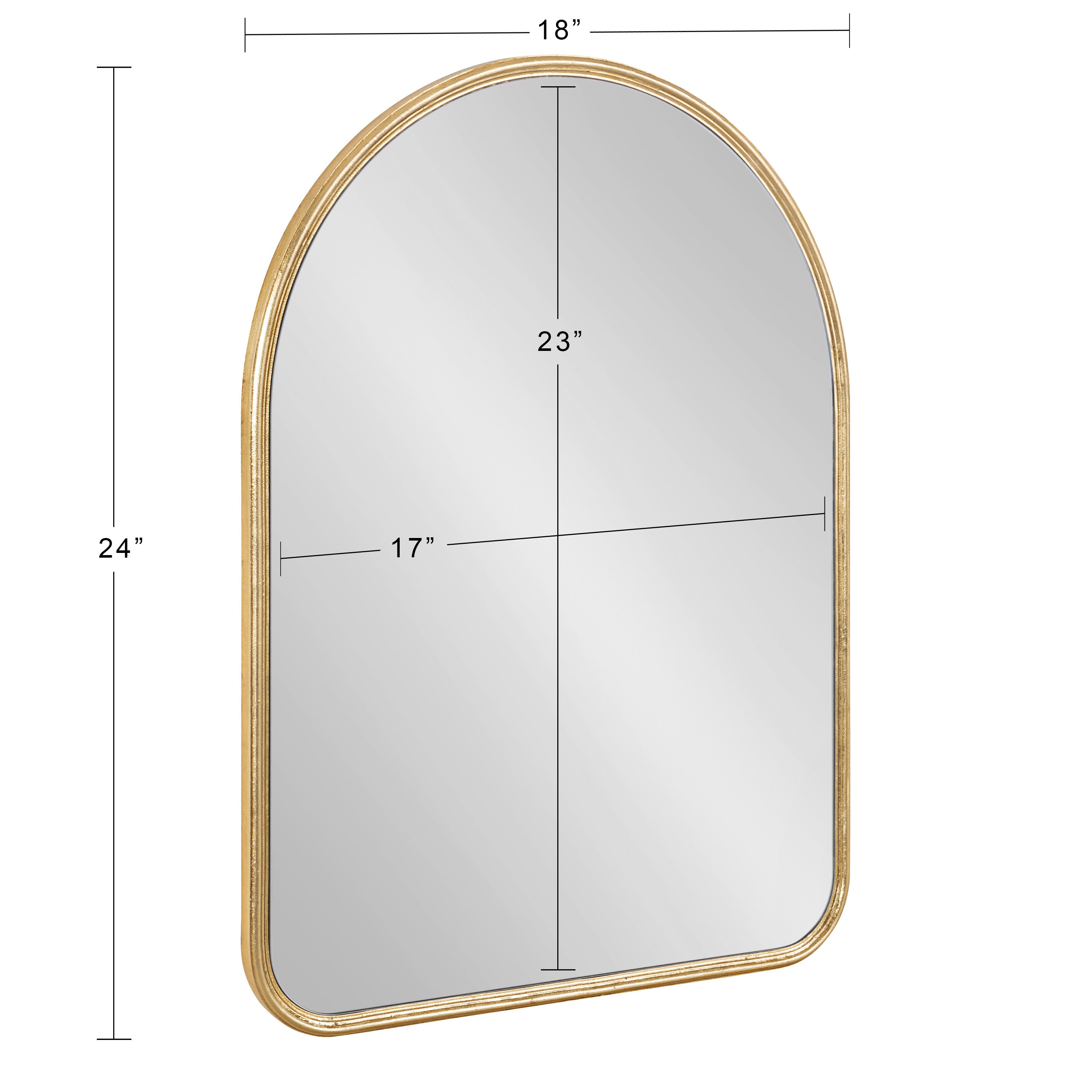 Arch Mirror Gold 18x24 5