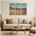 Art Set Sylvie Walnut 3 Piece Set 18x40 6