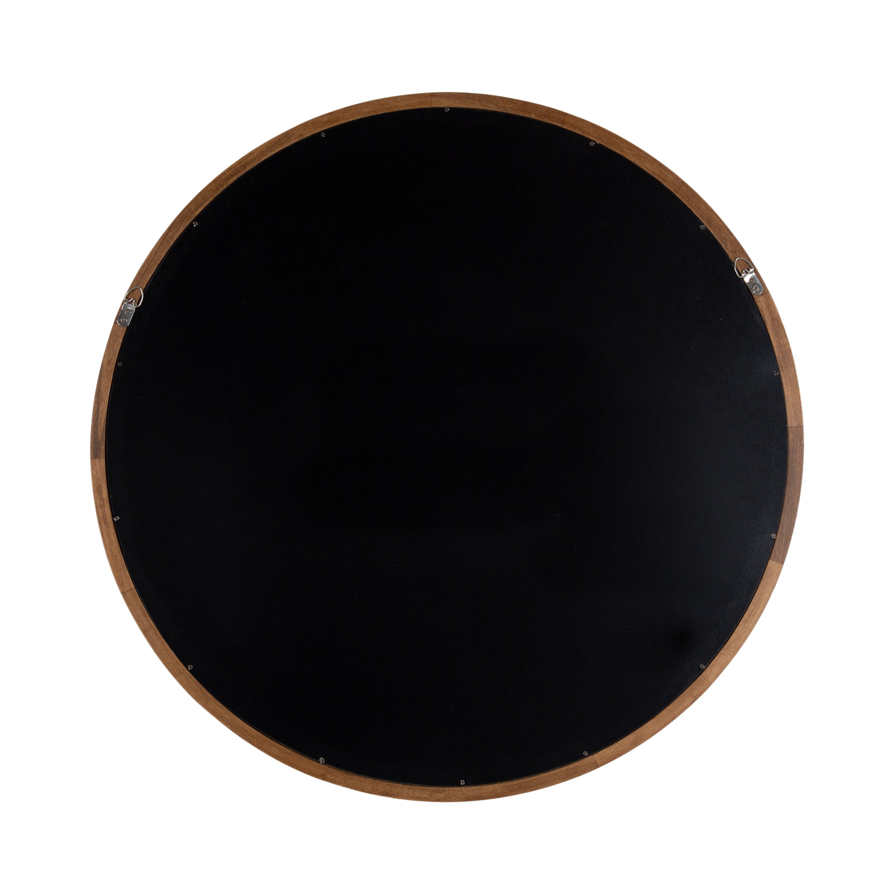 Round Mirror Rustic Brown 34" Diameter 4