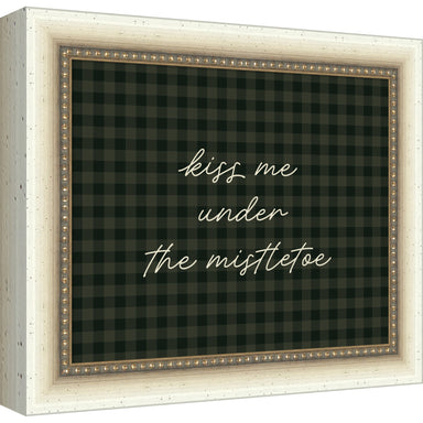 Mounted Canvas Belmont Distress White 12x10 1