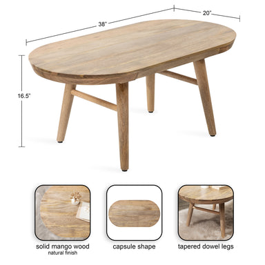Coffee Table Natural 38x20x17 2