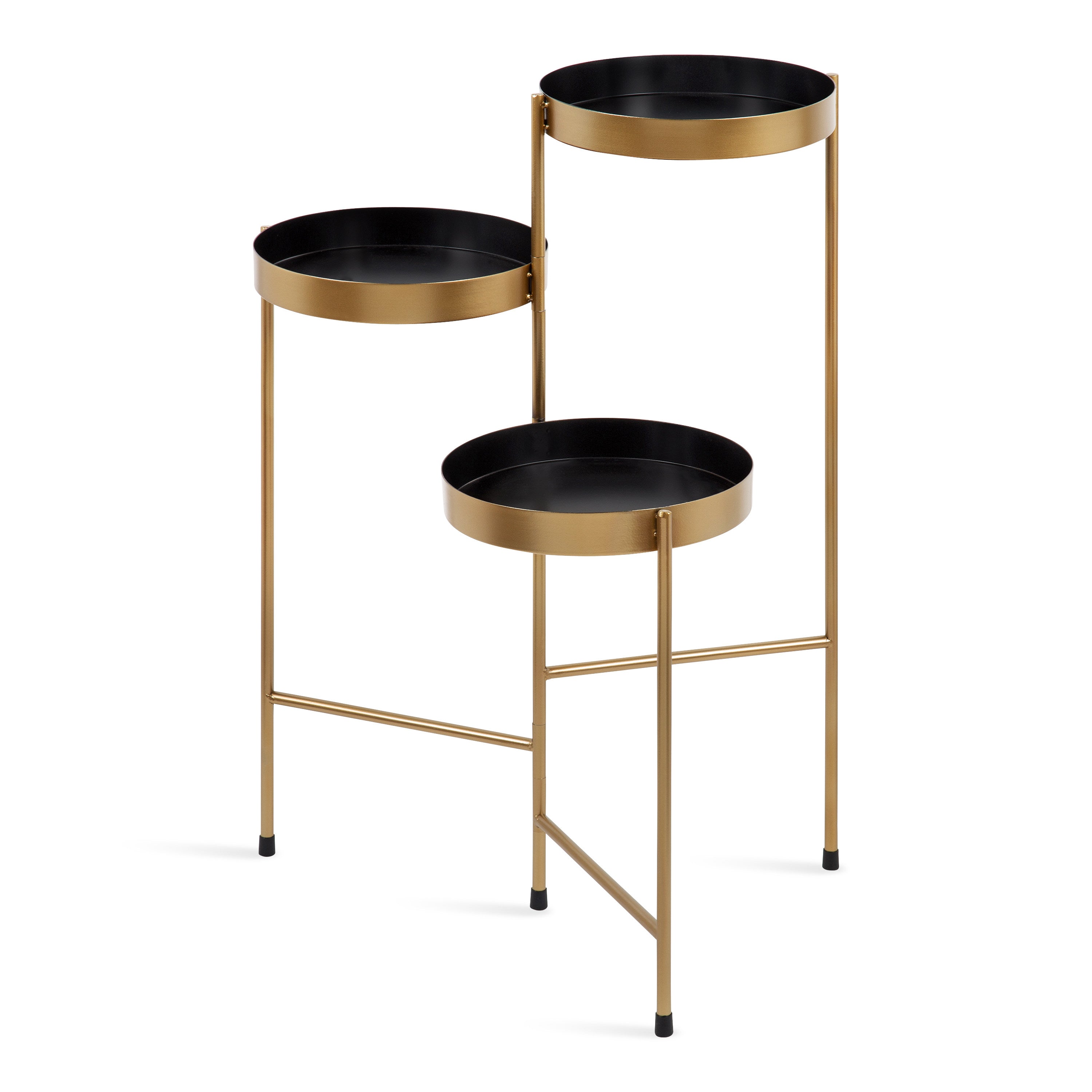 Plant Stand Black Gold 16x21x30 1