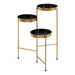 Plant Stand Black Gold 16x21x30 1
