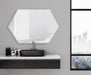 Hexagon Mirror Silver 24x36 6