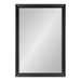 Rectangle Mirror Black 28x40 2