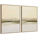 Framed Canvas Sylvie Dark Gold 2 Piece Set 28x38 1