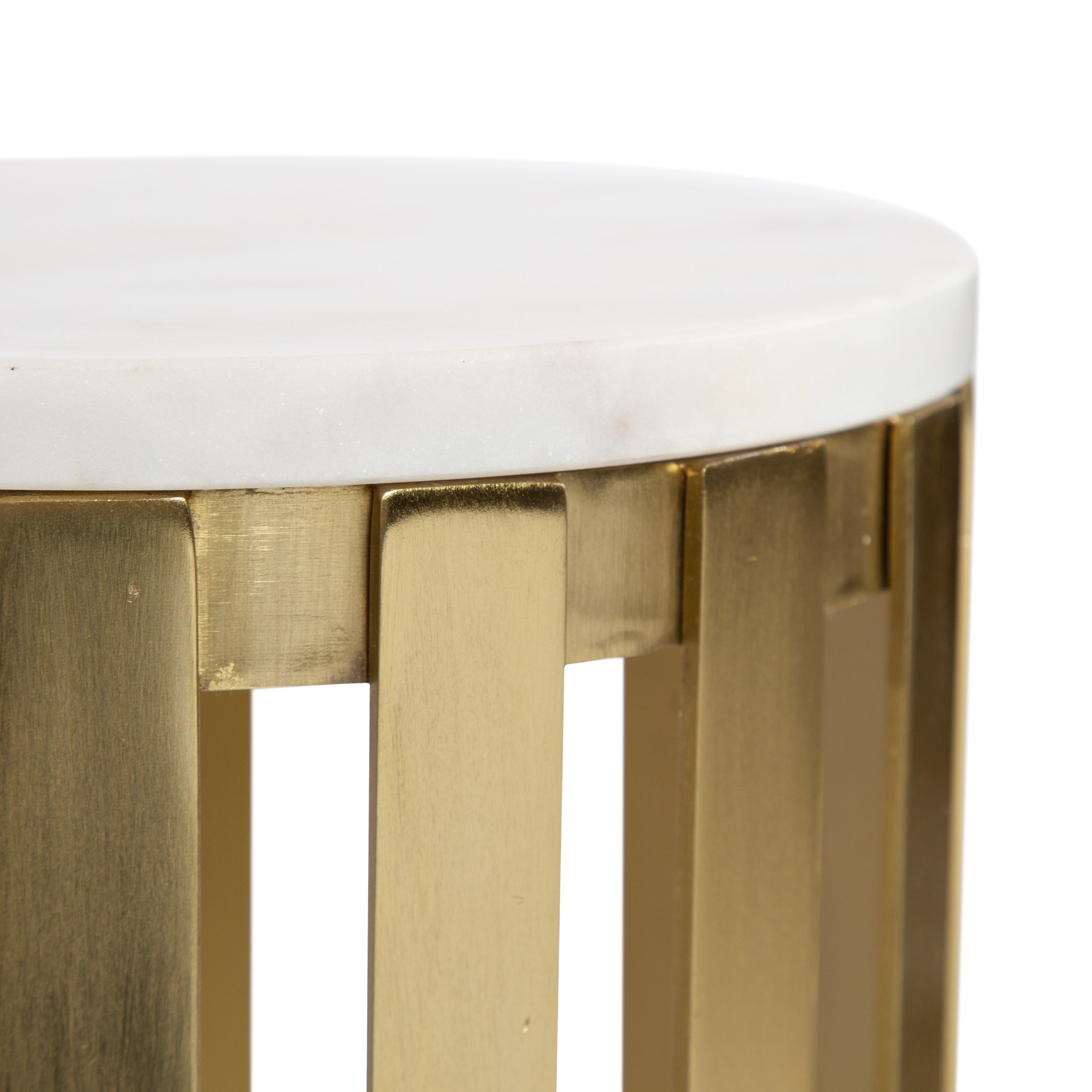 Drink Table Gold 9" Diameter 6