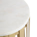 Drink Table Gold 9" Diameter 3